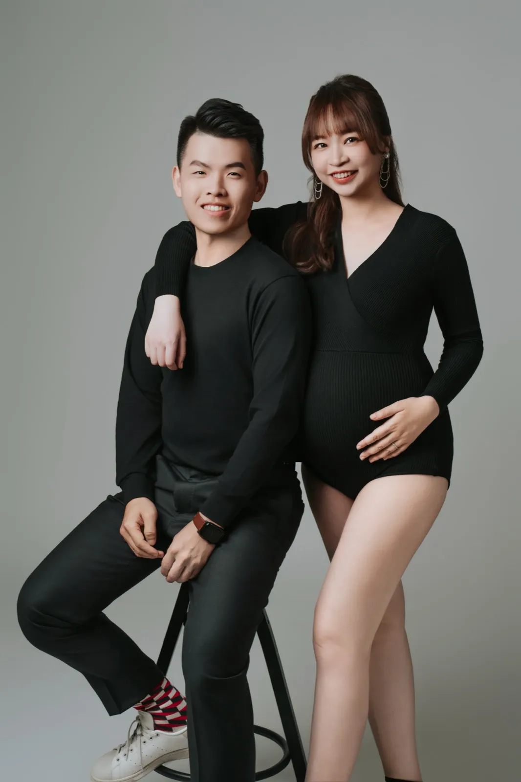 高雄孕婦寫真｜沐光氛圍的藝術裸感孕婦攝影