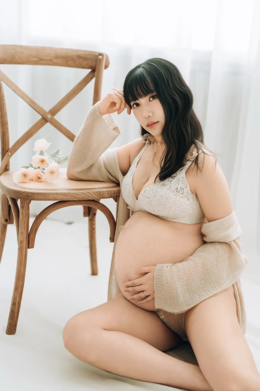 高雄孕婦寫真｜自然光外景氛圍孕婦寫真